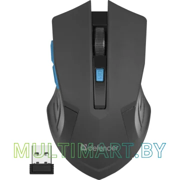 Мышь Defender Accura MM-275 (черный/синий) картинка 5